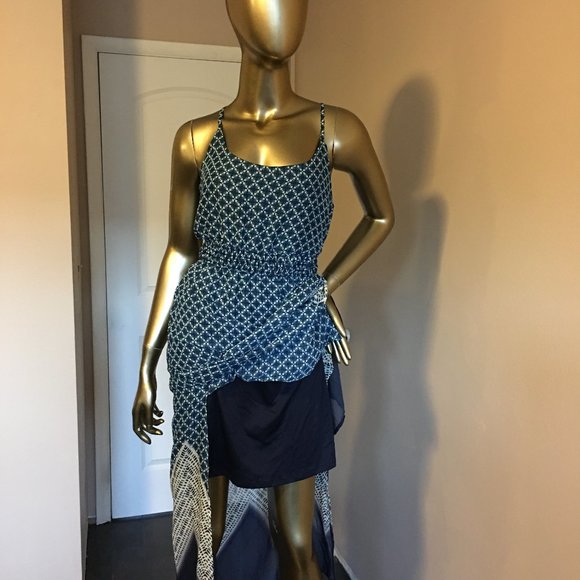 MAURICES Blue Aztec Print Maxi Dress - Picture 11 of 13